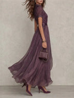 Lamberty Chiffon Maxi Dress